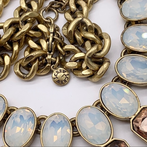 J. Crew Opalescent & Rose Crystal Brulee Necklace - Picture 4 of 5